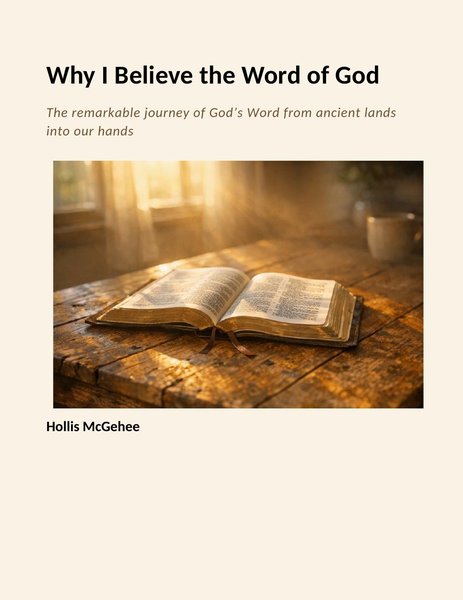 Cover of Why I Believe the Word of God