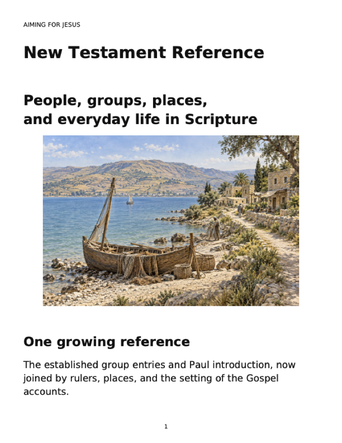 New Testament Reference cover